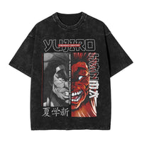Jack Hanma Baki Washed Tee 5