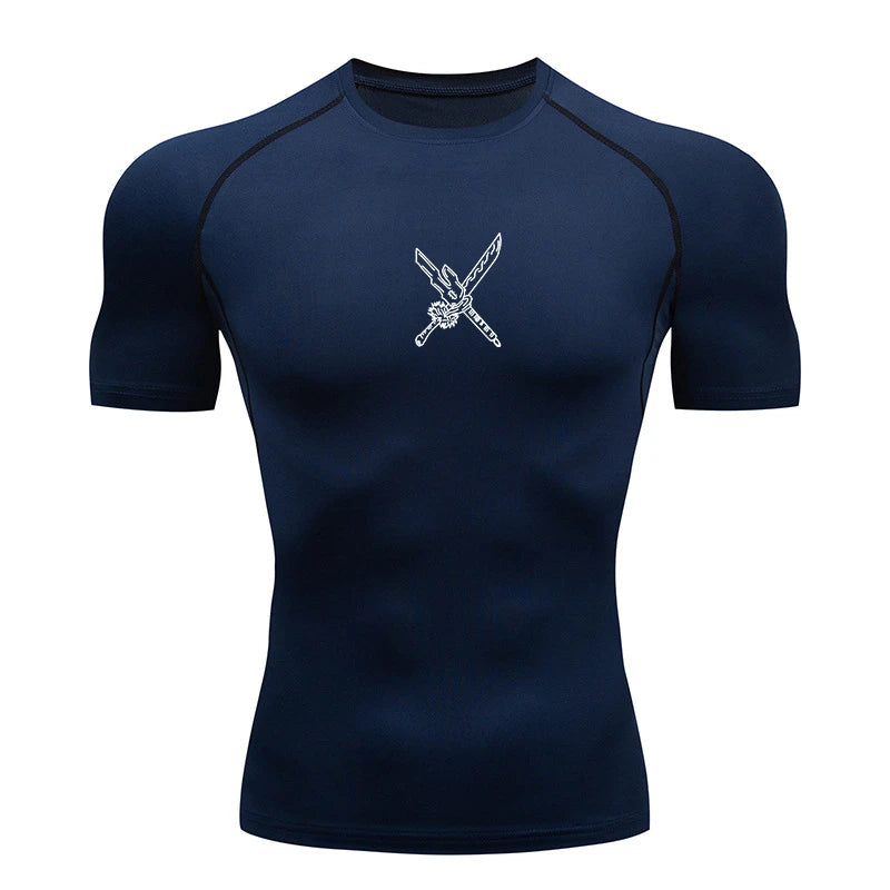 Anime Compression Quick Dry T-shirts