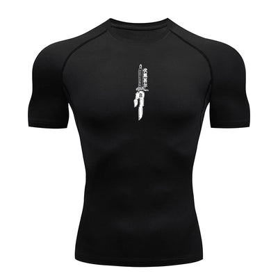 Anime Compression Quick Dry T-shirts