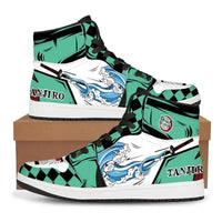 Demon Slayer High-Top Anime Sneakers | Kimetsu No Yaiba Shoes 5