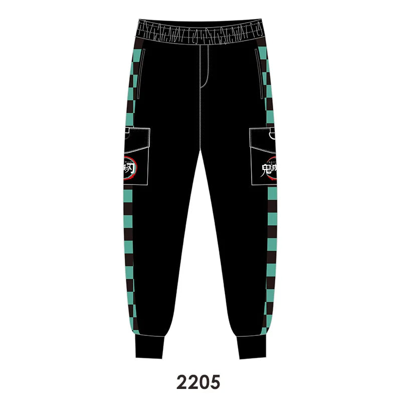Kamado Tanjirou Agatsuma Zenitsu Casual Cargo Pants