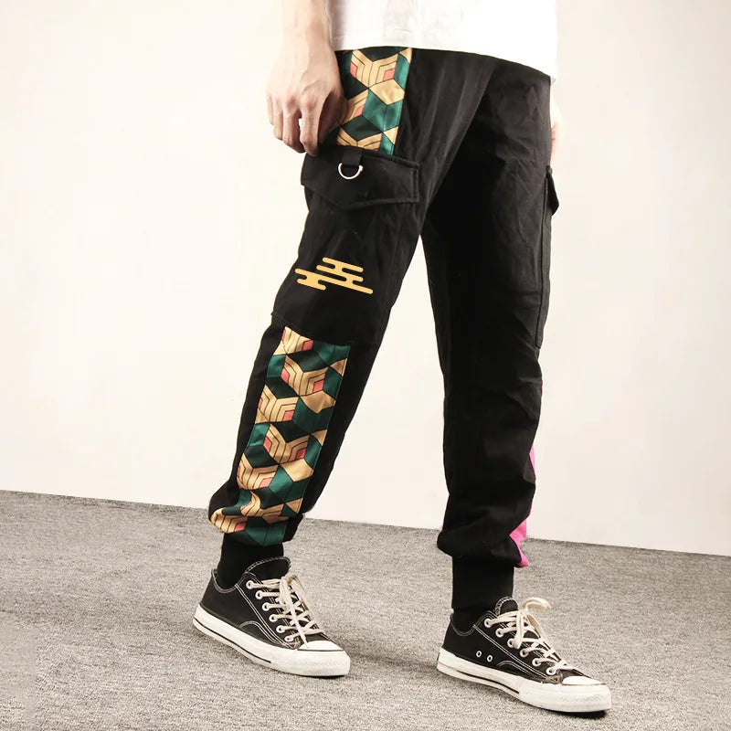 Kamado Tanjirou Agatsuma Zenitsu Casual Cargo Pants