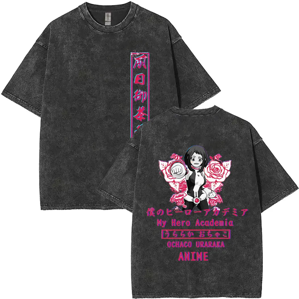 My Hero Academia T-shirt Kawaii Ochaco Uraraka T Shirts