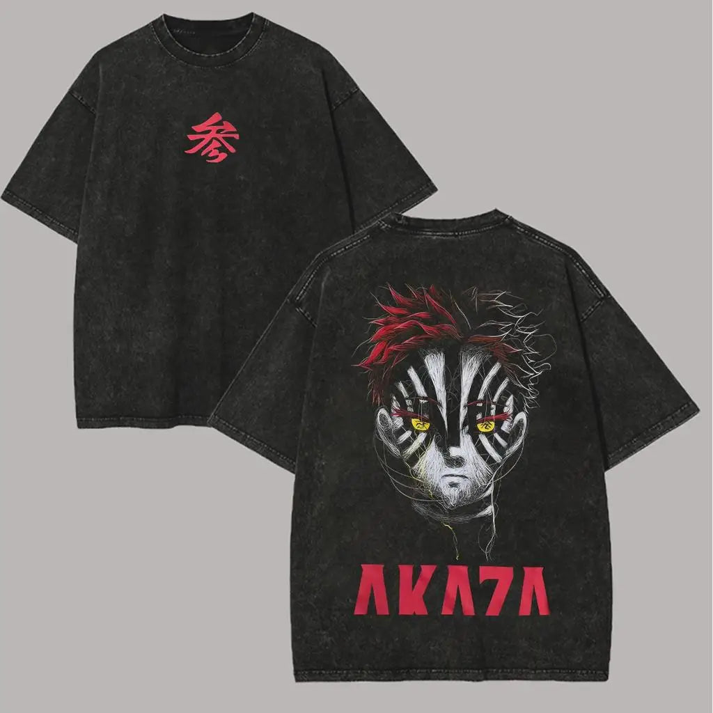Demon Slayer Acid Washed T-Shirt
