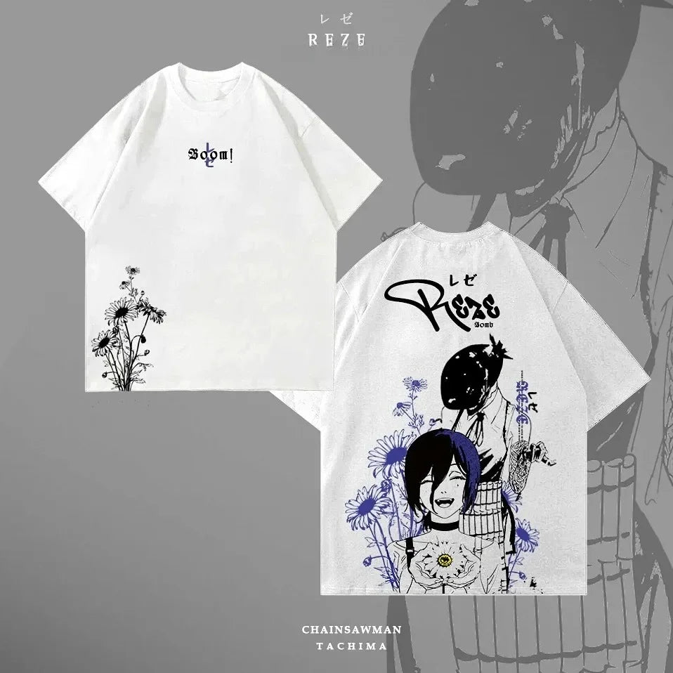 "Chainsaw Man Reze Graphic T-Shirt