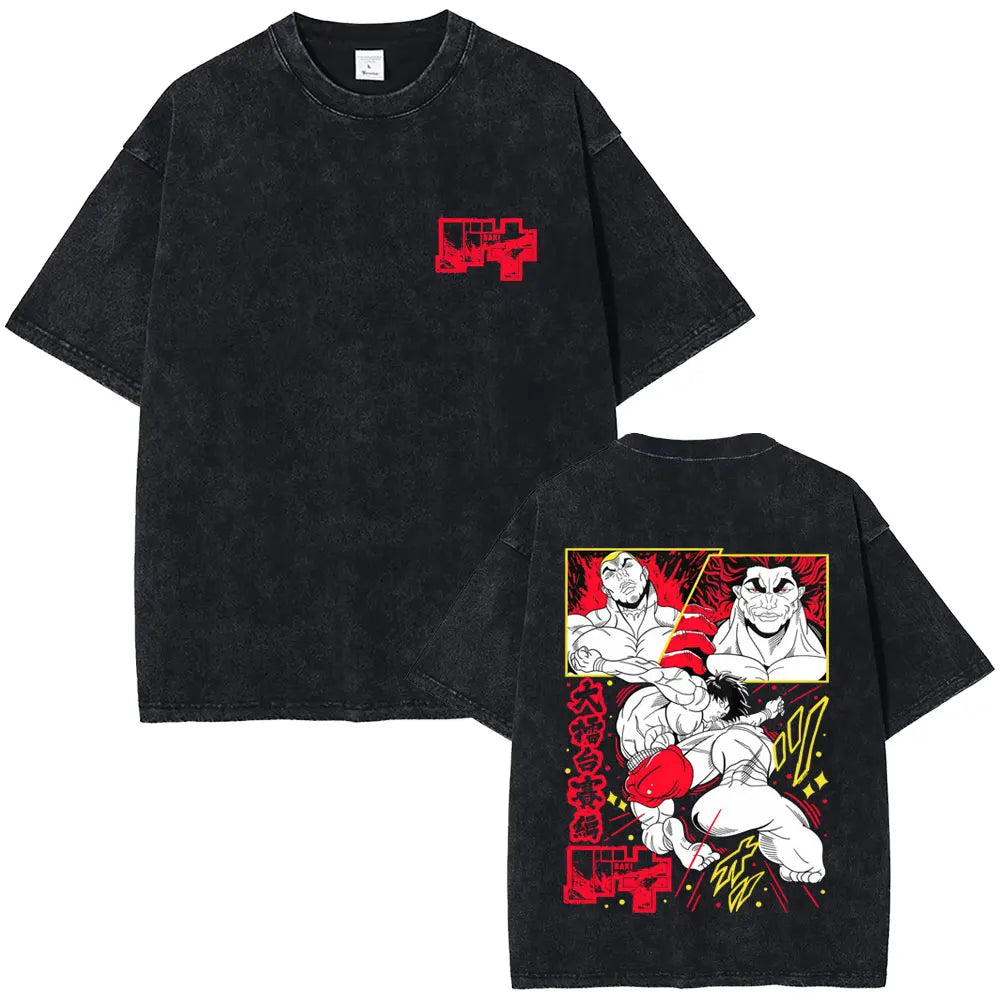 Baki The Grappler Washed T-shirt