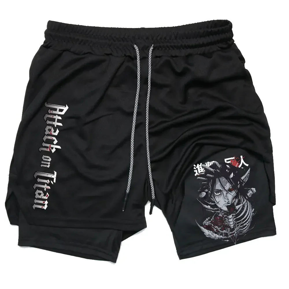 Attack on Titan Gym Shorts