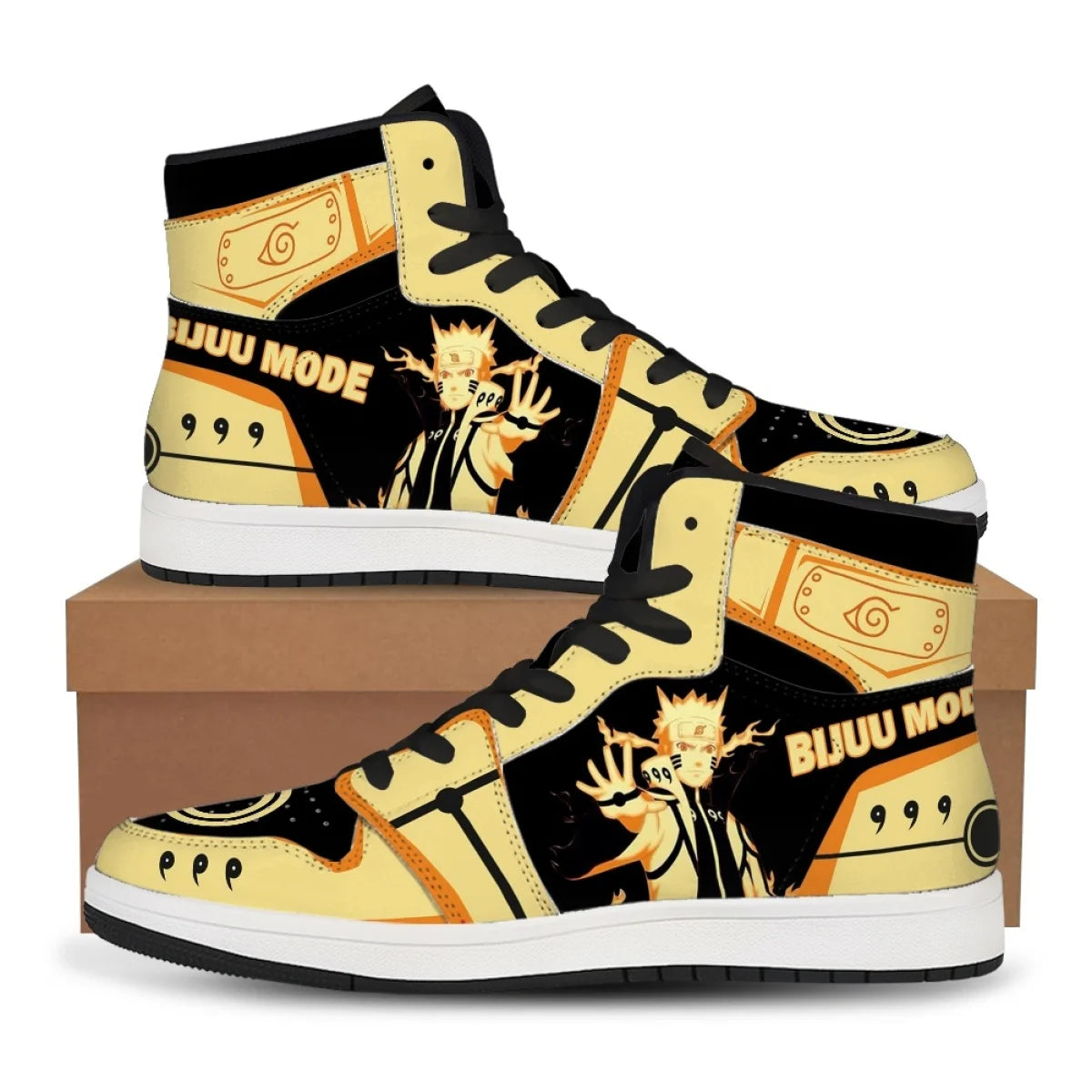 Naruto Basketball Shoes | Naruto Uzumaki Anime Footwear