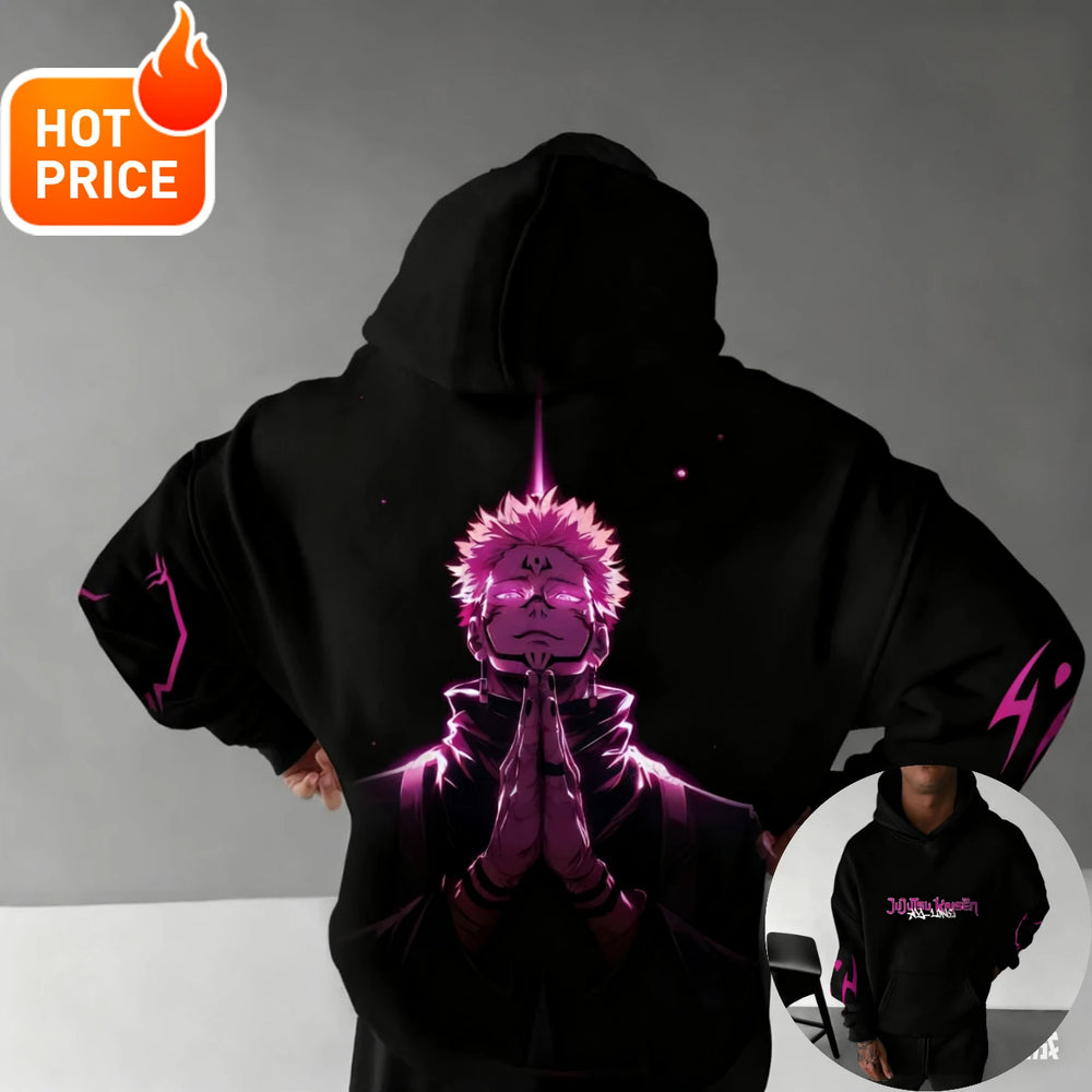 Jujutsu Kaisen Sukuna Harajuku Hoodie Men