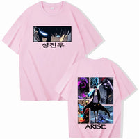 Sung Jinwoo Solo Leveling Graphic Tee | Anime Fan Shirt 6