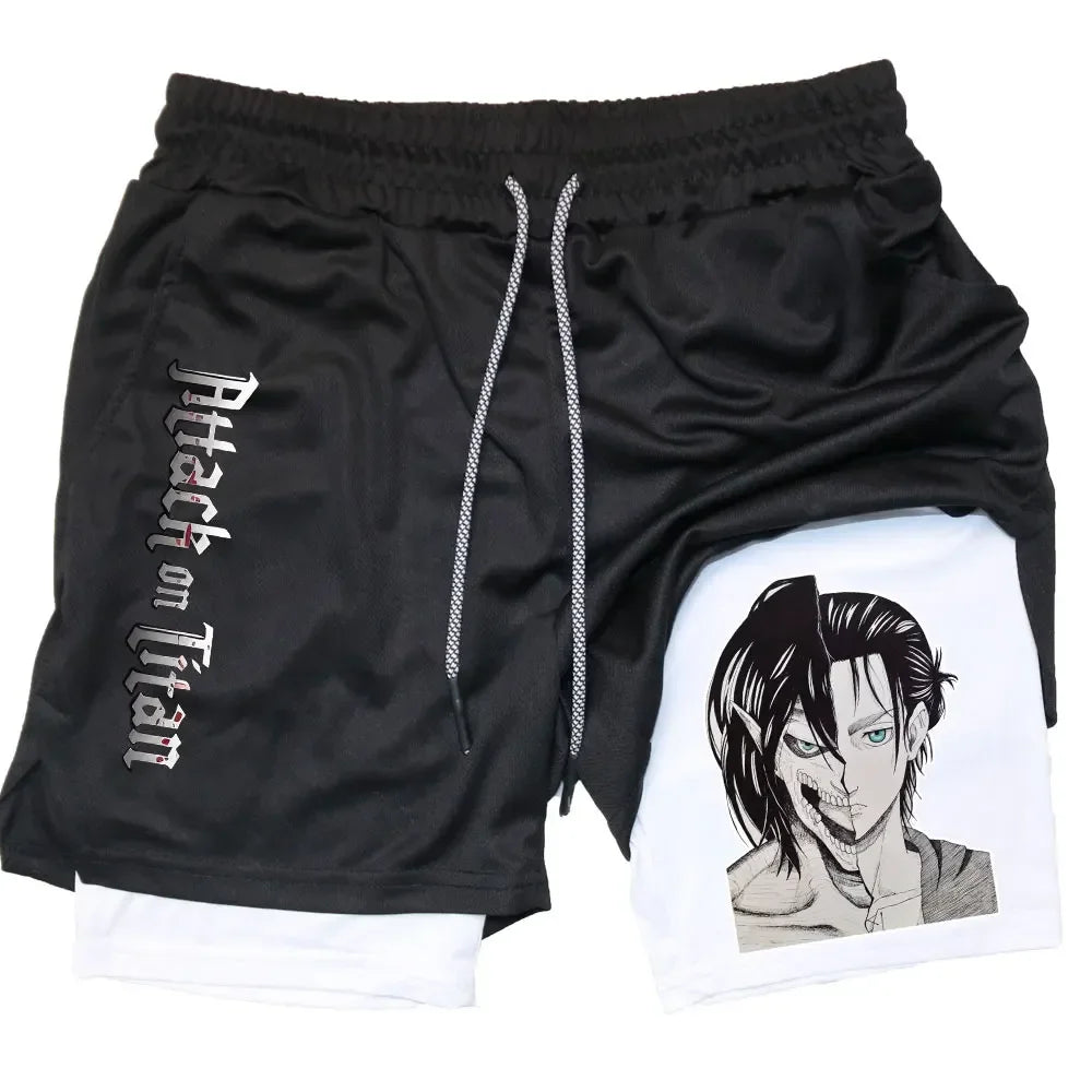 Attack on Titan Gym Shorts
