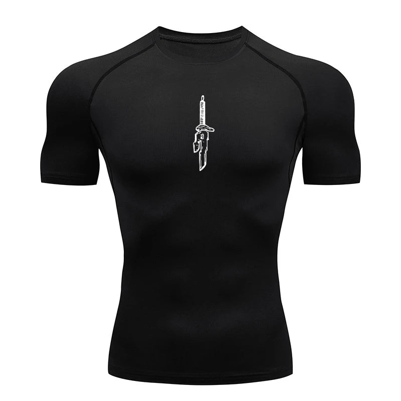 Anime Compression Quick Dry T-shirts