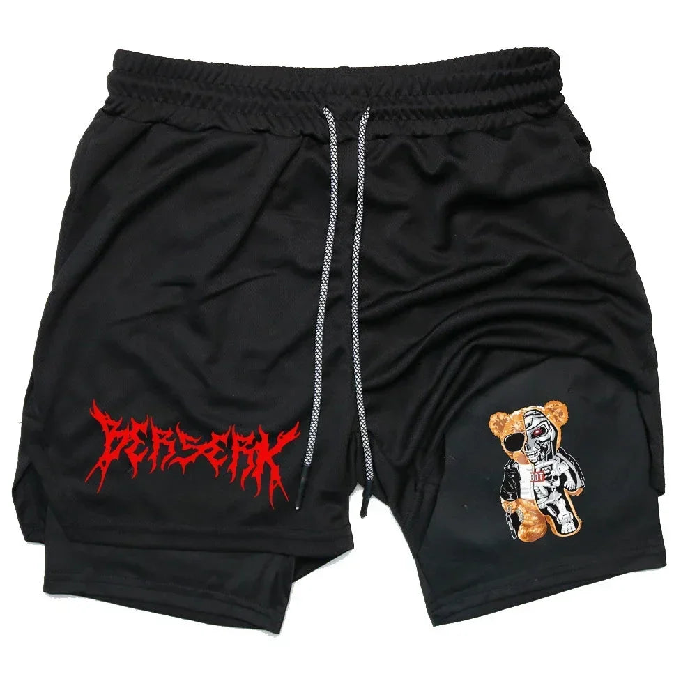 Anime Basketball Gym Shorts