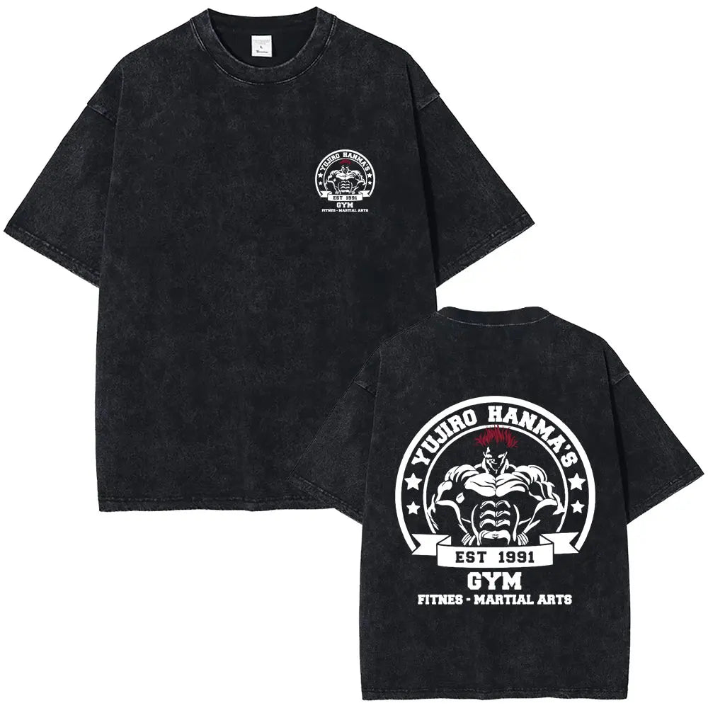 Baki The Grappler Washed T-shirt