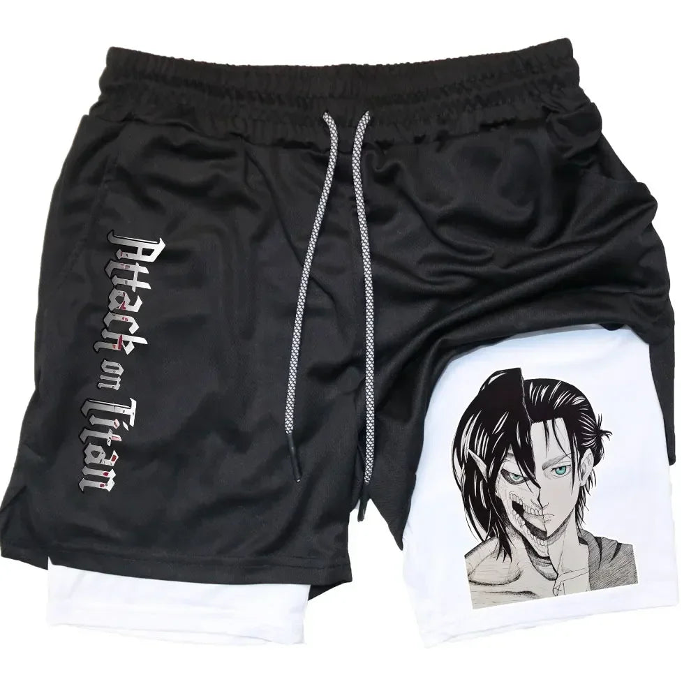 Attack on Titan Gym Shorts