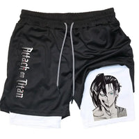 Attack on Titan Gym Shorts | AOT Athletic Training Shorts 4