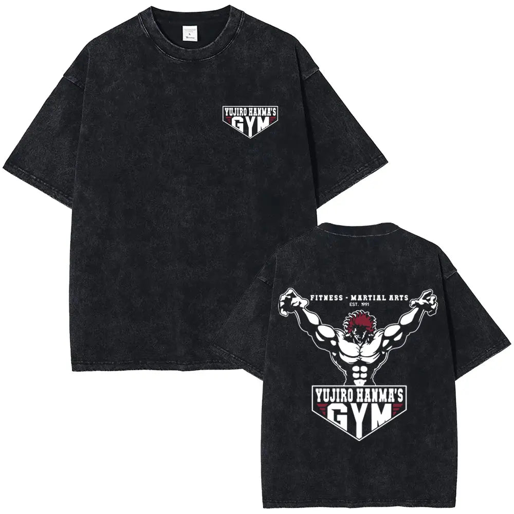 Baki The Grappler Washed T-shirt