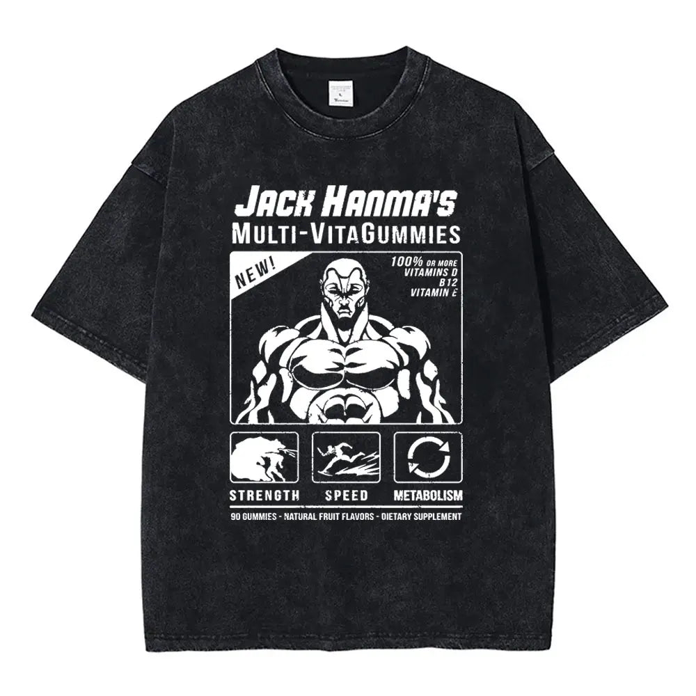 Baki The Grappler Washed T-shirt