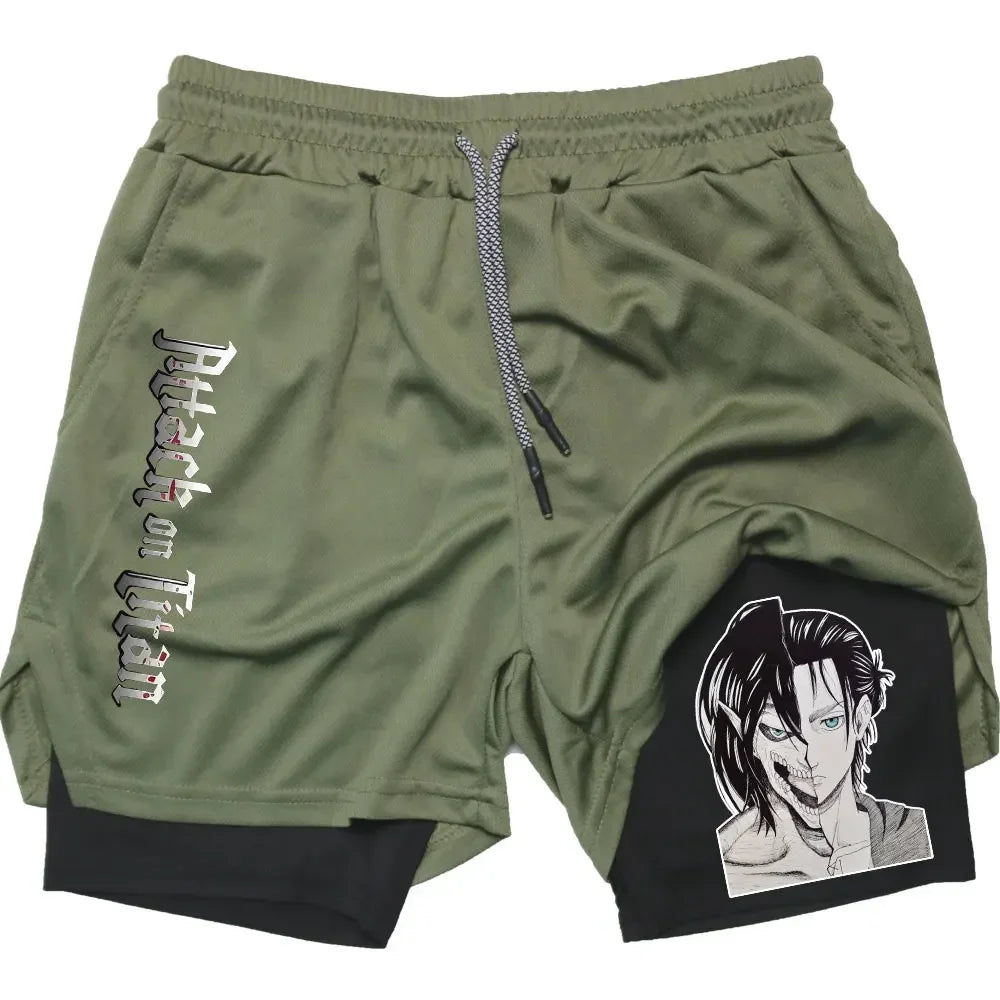 Attack on Titan Gym Shorts