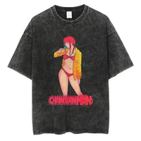 Chainsaw Man Acid Washed Tee 2
