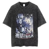 Retro Attack on Titan Graphic Tee | Vintage Anime Streetwear 5