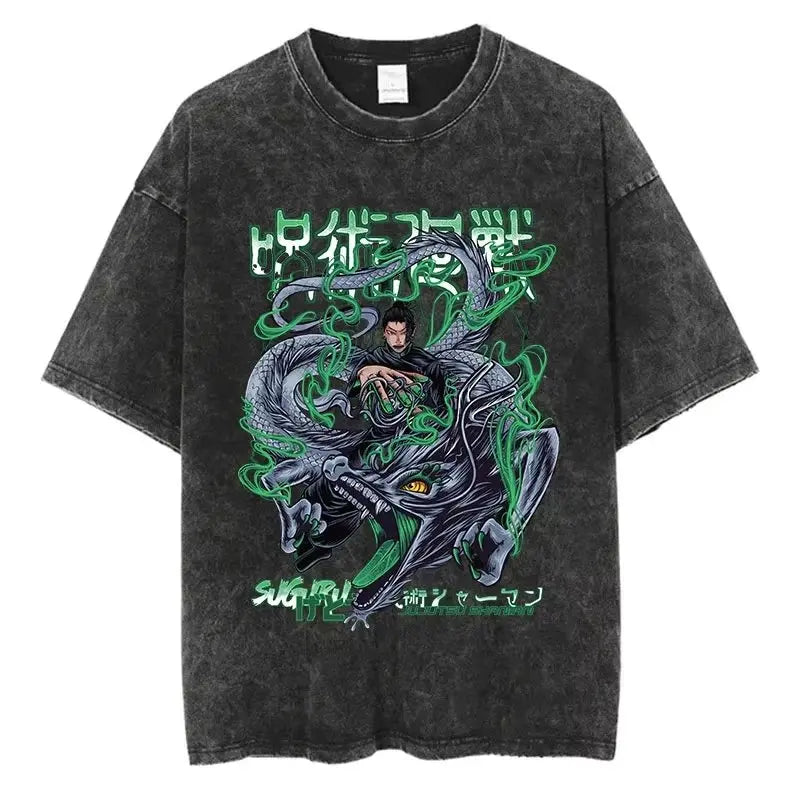 Jujutsu Kaisen acid washed T-Shirt