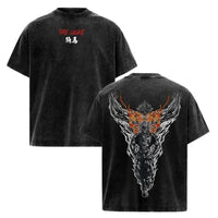 Hanma Baki Retro Washed Oversized Tee 2