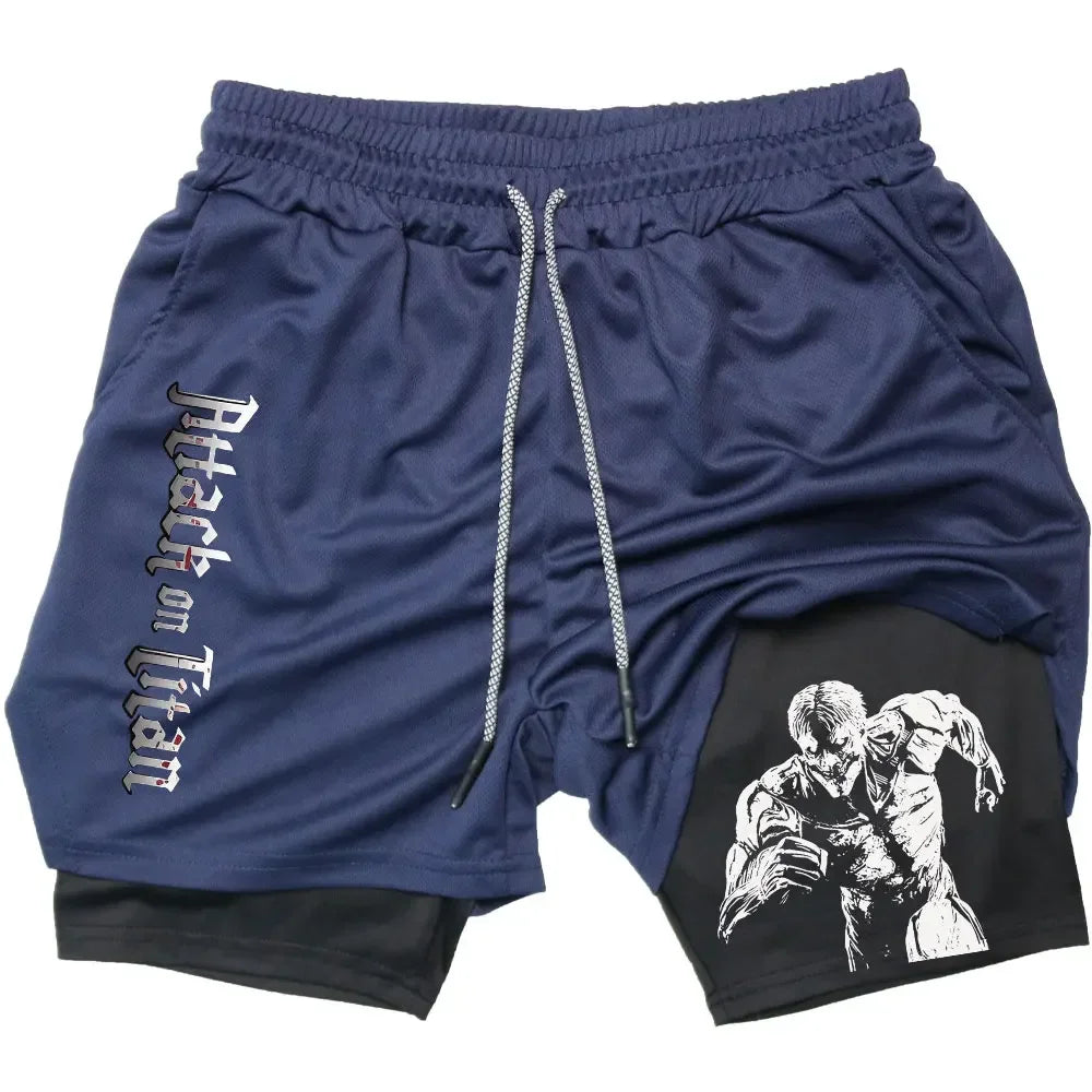 Attack on Titan Gym Shorts