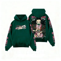 Demon Slayer Nezuko Hoodie Anime Pullover 7